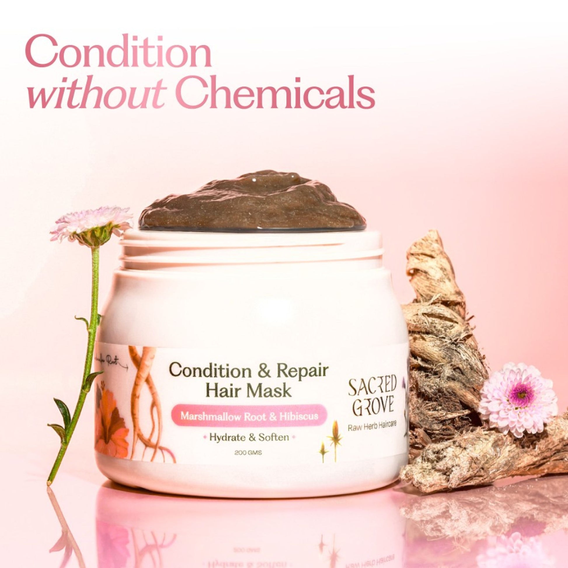 Sacred Grove Deep Conditioning Hair Mask Hair Mask For Dry And Frizzy Hair Repair & Hydrating Mask