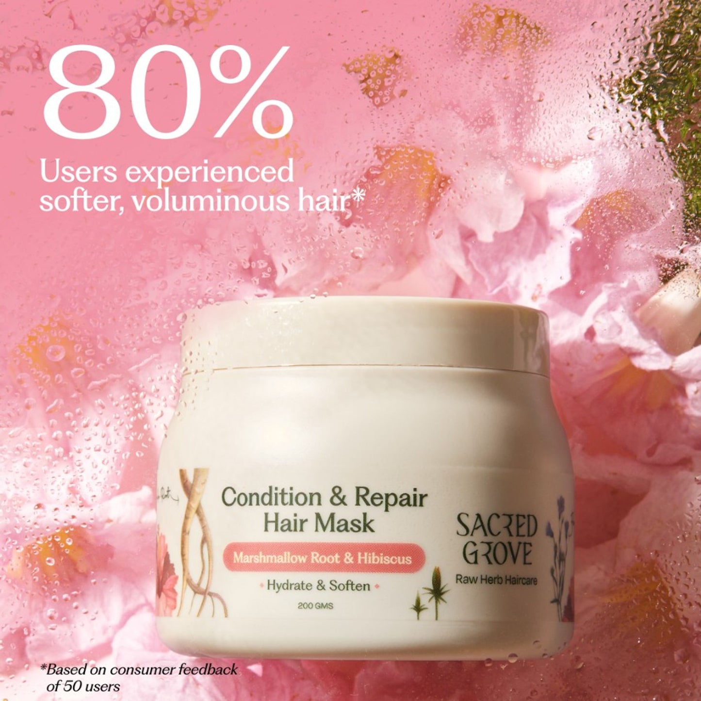 Sacred Grove Deep Conditioning Hair Mask Hair Mask For Dry And Frizzy Hair Repair & Hydrating Mask