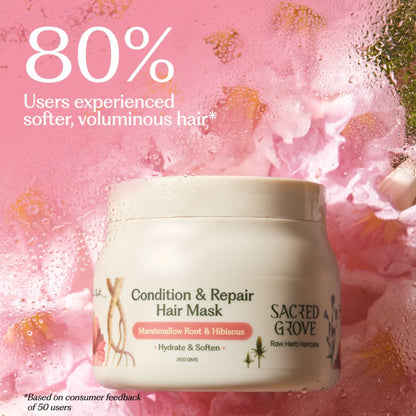 Sacred Grove Deep Conditioning Hair Mask Hair Mask For Dry And Frizzy Hair Repair & Hydrating Mask