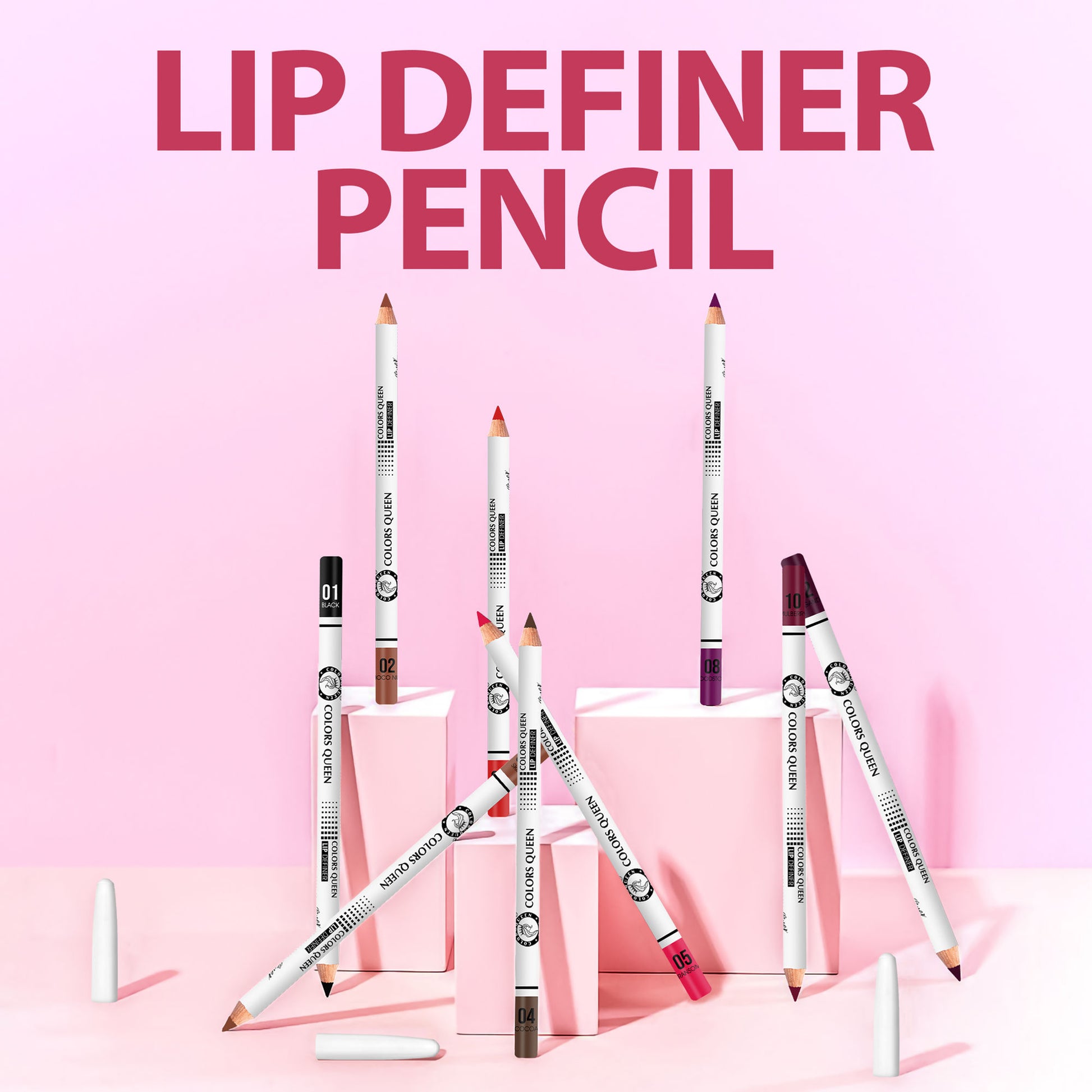 Colors Queen Lip Definer Pencil - 03 Rush