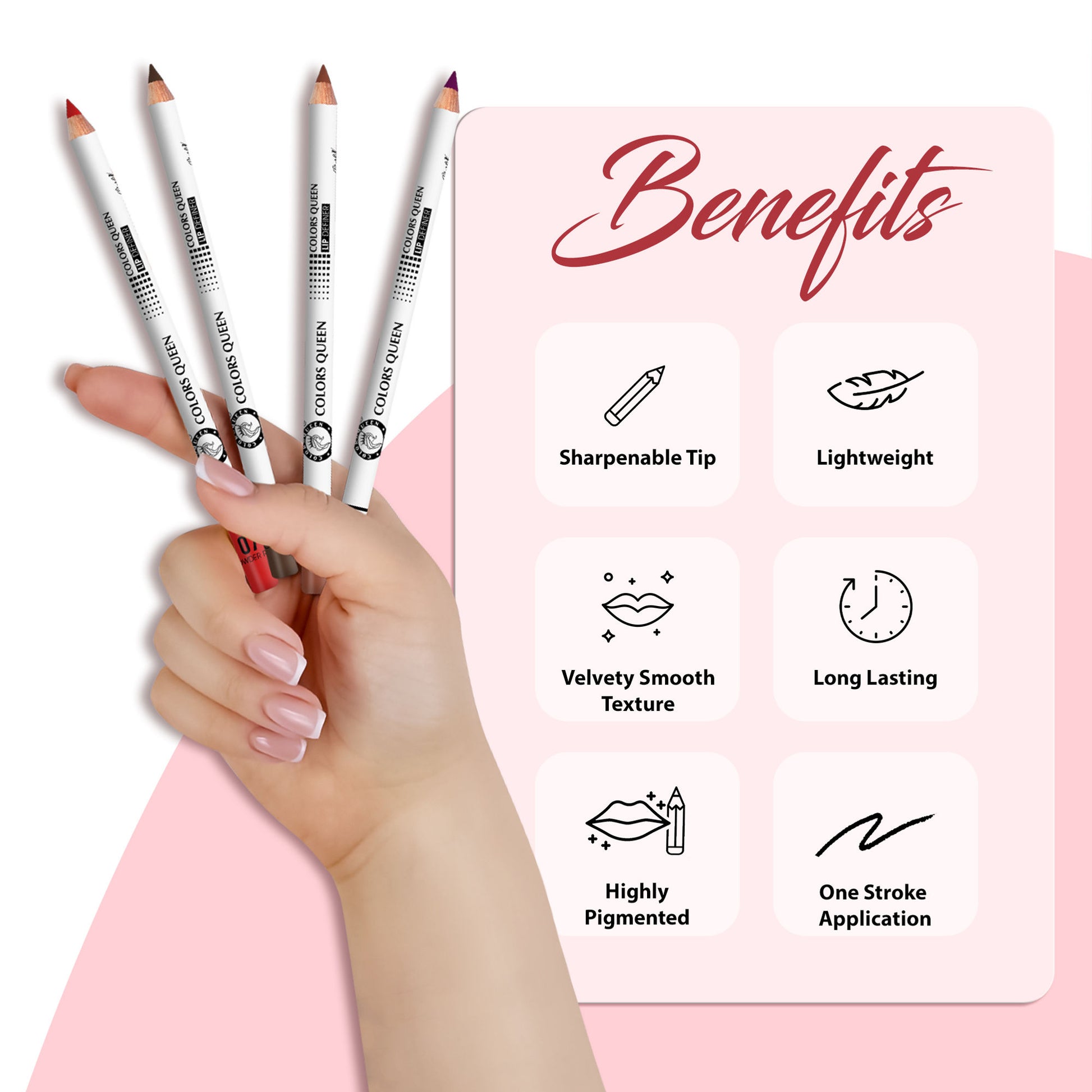 Colors Queen Lip Definer Pencil - 08 Wood Stock