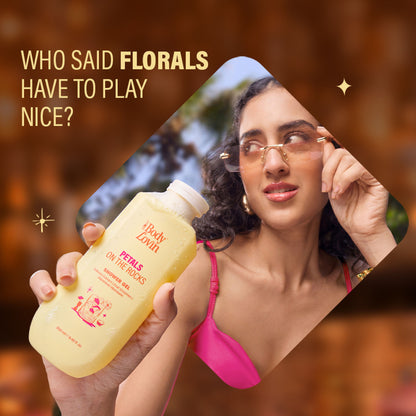 Plum BodyLovin’ Petals On The Rocks Shower Gel, Renewing & Reviving, Citrus Floral Fragrance
