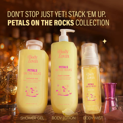Plum BodyLovin’ Petals On The Rocks Shower Gel, Renewing & Reviving, Citrus Floral Fragrance