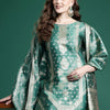 Dhiyona IE Ethnic Motifs Pure Silk Kurta with Trousers & With Dupatta