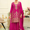Dhiyona IE Women Ethnic Motifs Embroidered Kurta with Palazzos & Dupatta