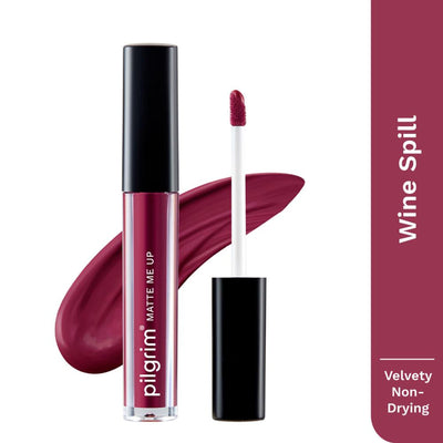 Pilgrim Matte Me Up! Liquid Lipstick - Wine Spill