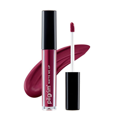 Pilgrim Matte Me Up! Liquid Lipstick - Wine Spill