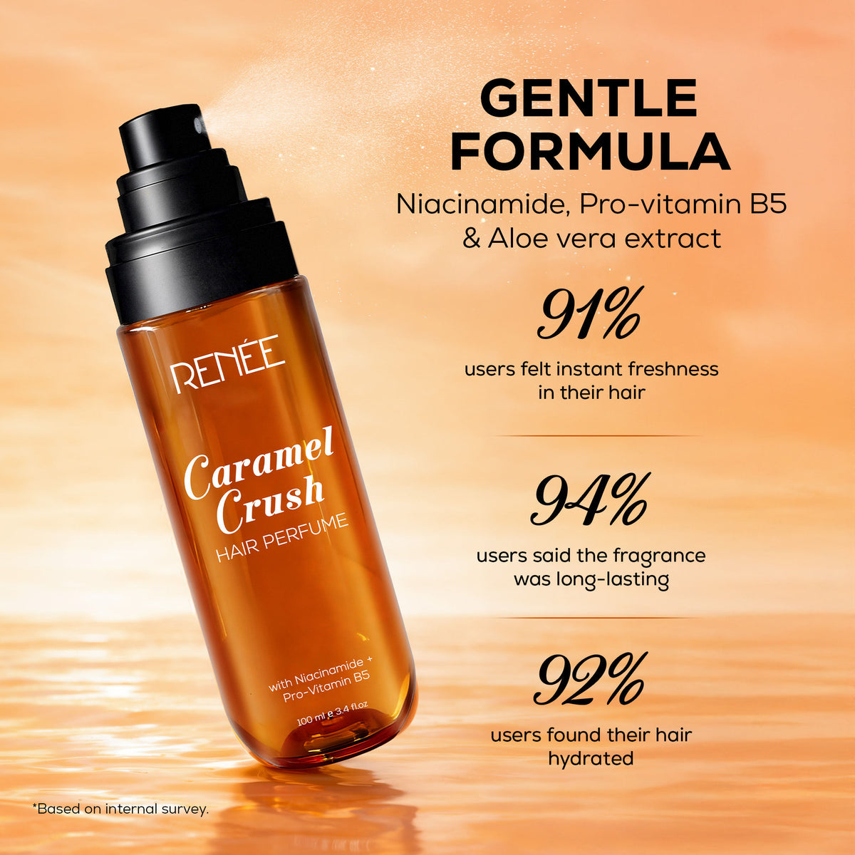 Renee Cosmetics Caramel Crush Hair Perfume
