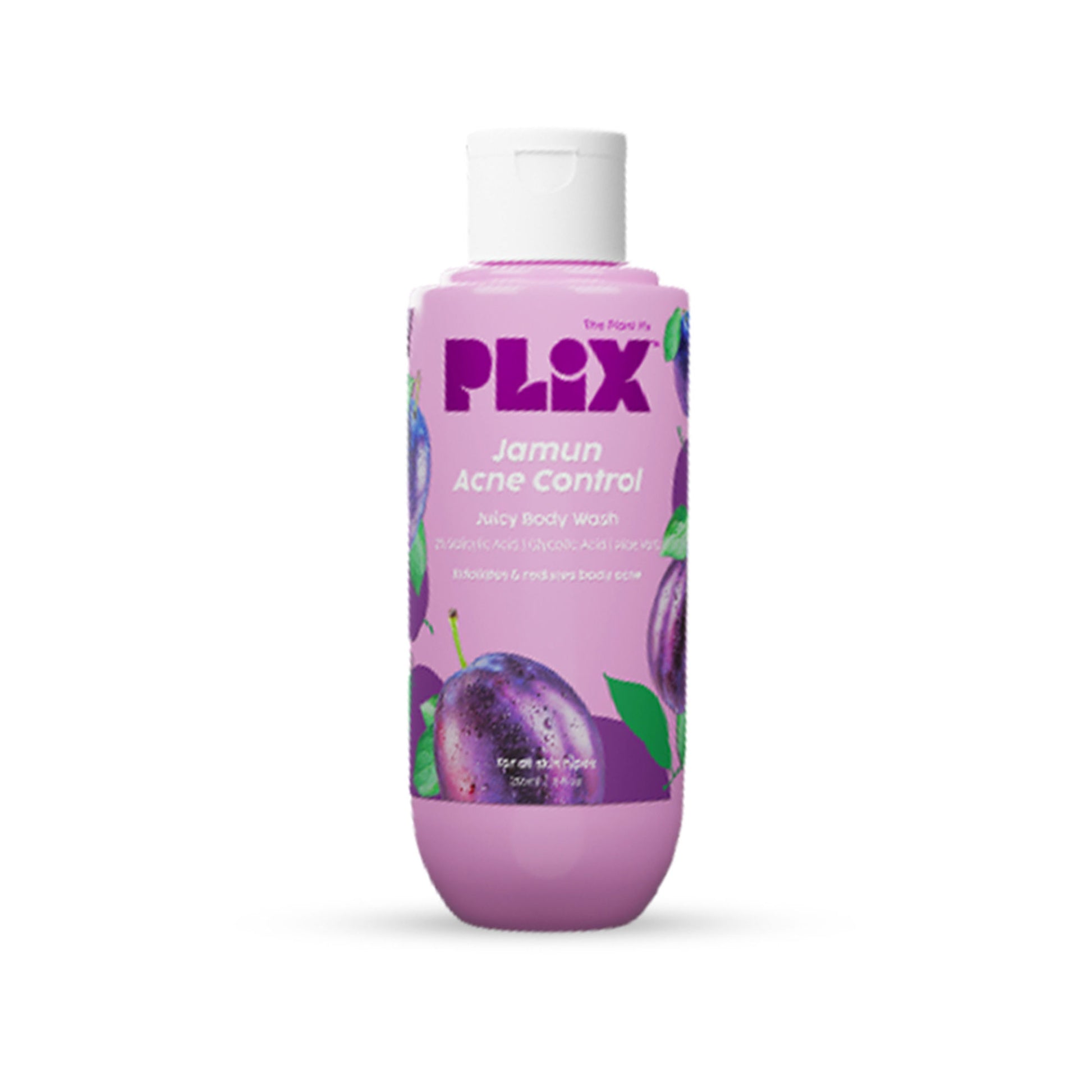 Plix 2% Salicylic Acid Body Wash For Body Acne, Deeply Exfoliating Dead Skin Cells, Moisturizes Skin