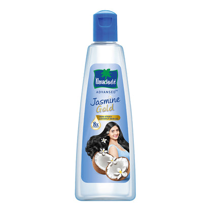 Parachute Advansed Jasmine Gold Coconut Hair Oil, Vitamin-E, Super Shiny Hair, Non-sticky