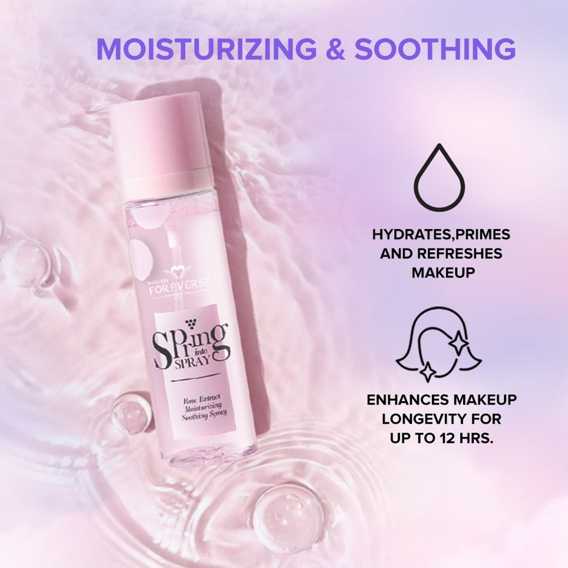 Daily Life Forever52 Rose Extract Moisturizing Soothing Spray