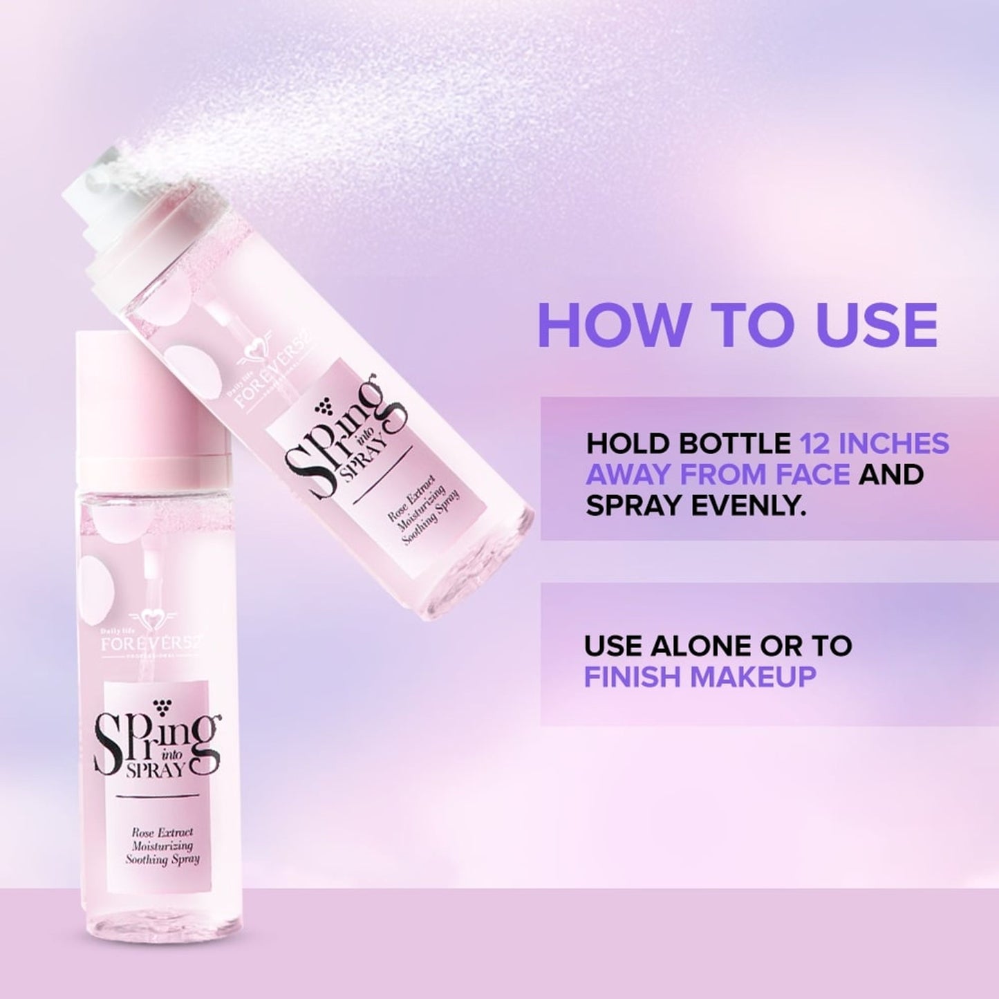 Daily Life Forever52 Rose Extract Moisturizing Soothing Spray