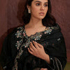 Dhiyona IE Women Floral Embroidered Regular Beads and Stones Kurta with Trousers & Dupatta