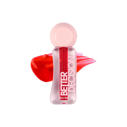 Flossy Cosmetics Lip & Cheek Tint with Niacinamide and Watermelon Extract, showcasing a vibrant, blendable product in a sleek tube.
