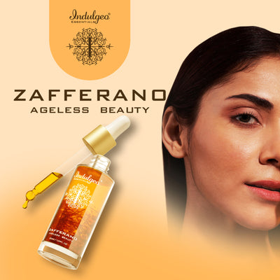 Indulgeo Essentials Ageless Beauty Zafferano Oil With Saffron, Lupin Seed Extract, Coenzyme Q10