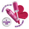 Elle 18 Matte Max Long Lasting Liquid Lipstick, With Hyaluronic Acid - Pink Memory