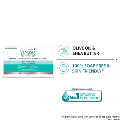 Venusia Hydrating Cleanser Syndet Bar