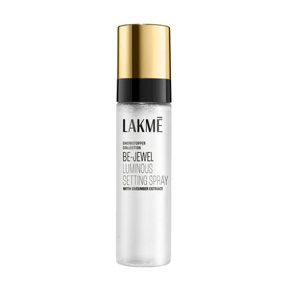 Lakme Be-Jewel Luminous Setting Spray - Weightless Mist, Up to 16 Hr Lock in, Alcohol Free