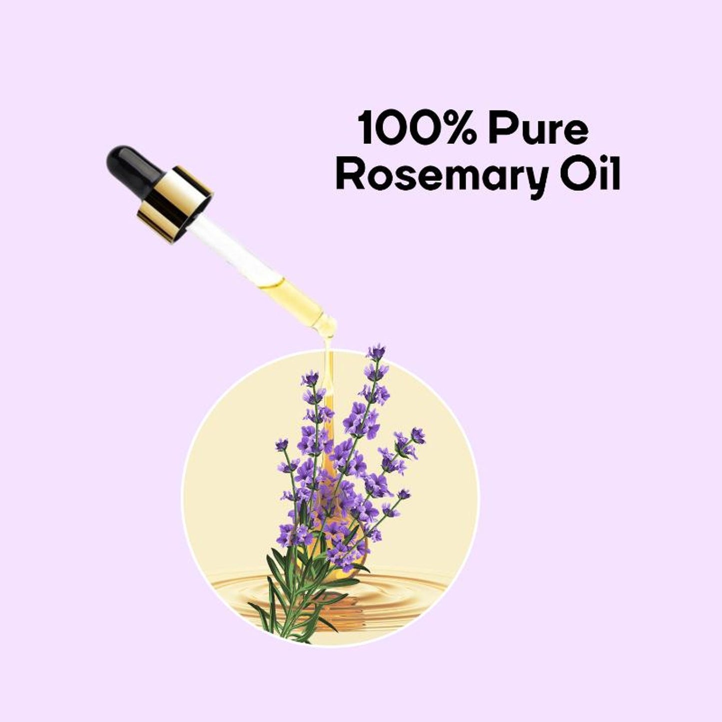 Mountainor 100% Pure Rosemary Essential Oil For Hair Growth, Organic & Natural Oil For Hair & Skin.