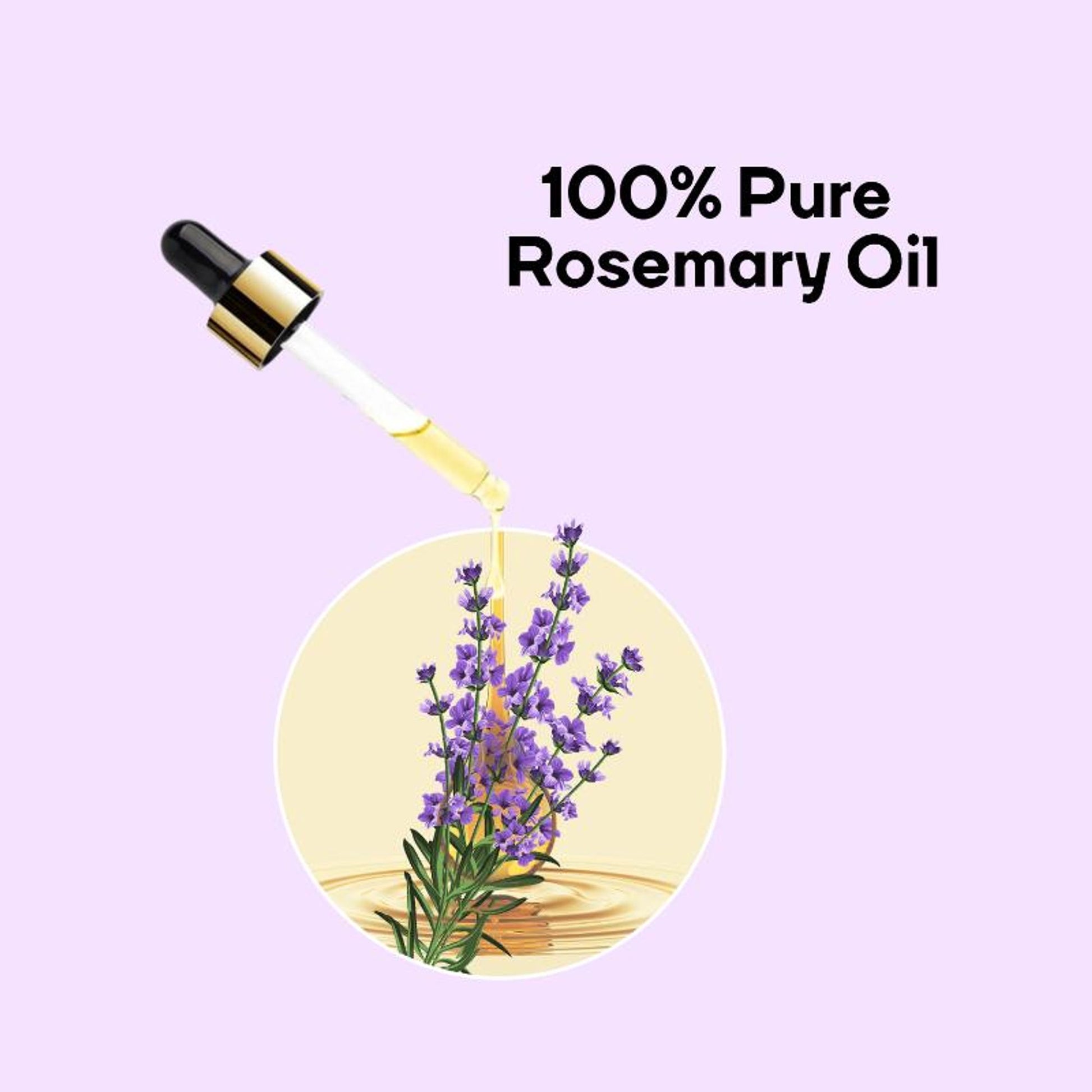 Mountainor 100% Pure Rosemary Essential Oil For Hair Growth, Organic & Natural Oil For Hair & Skin.
