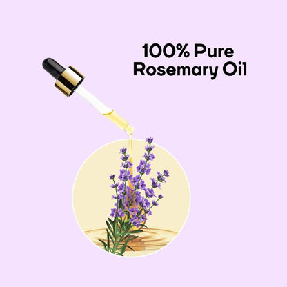 Mountainor 100% Pure Rosemary Essential Oil For Hair Growth, Organic & Natural Oil For Hair & Skin.