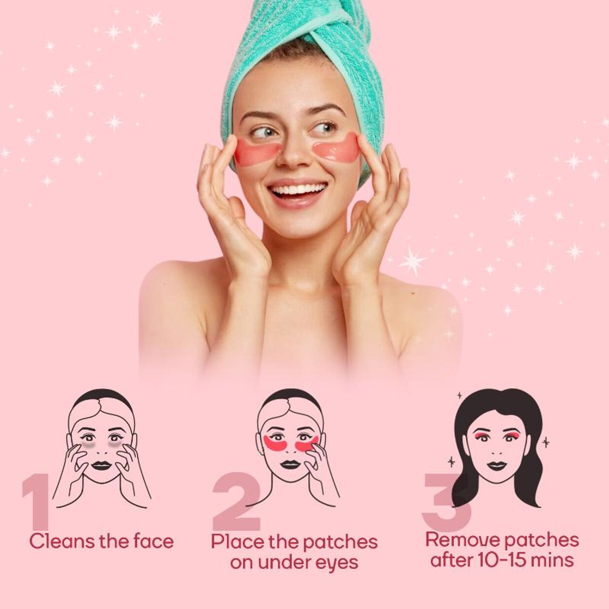 Mountainor Glutathione Hydrogel Under Eye Patch For Dark Circle & Puffiness, Korean Eye Care Patches