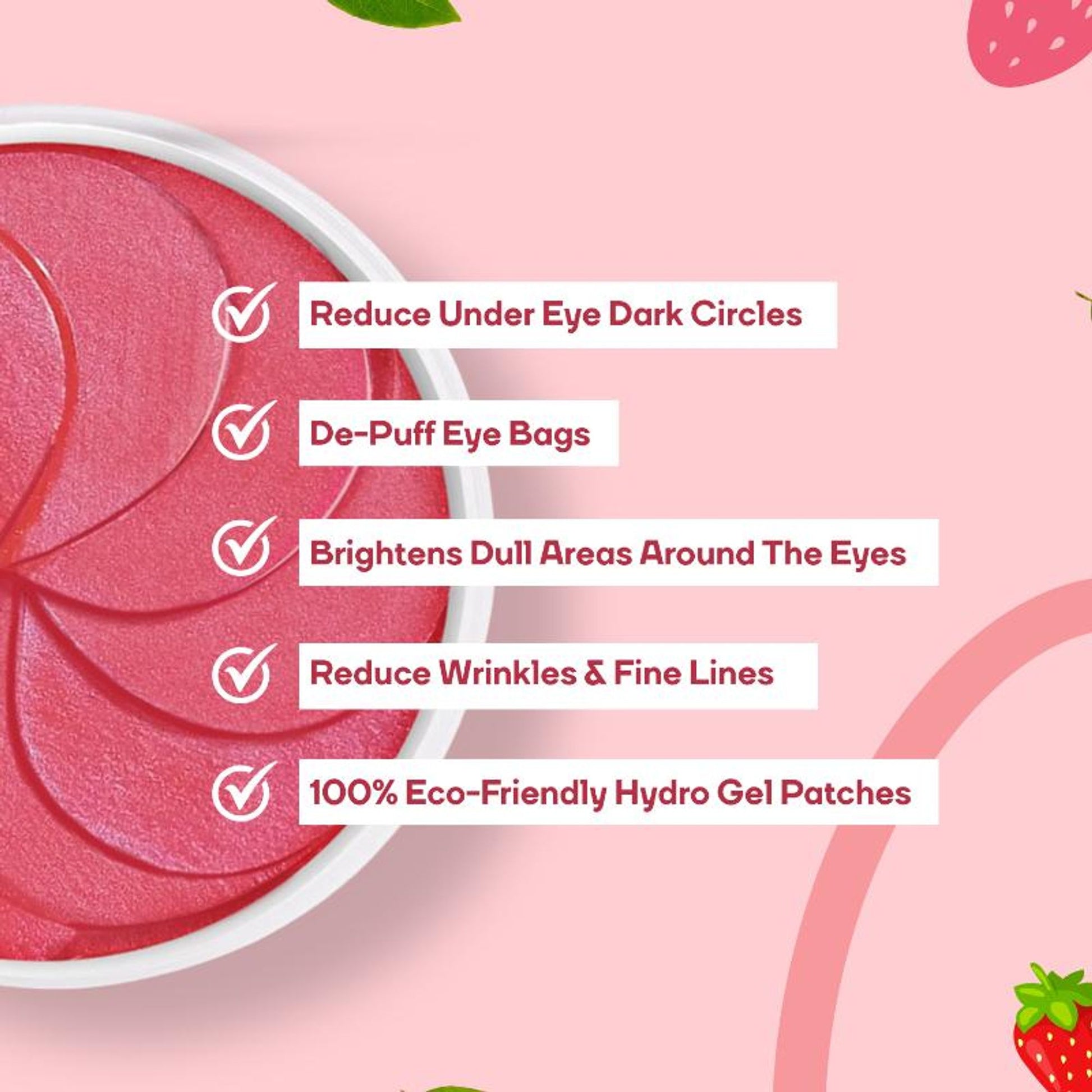 Mountainor Glutathione Hydrogel Under Eye Patch For Dark Circle & Puffiness, Korean Eye Care Patches
