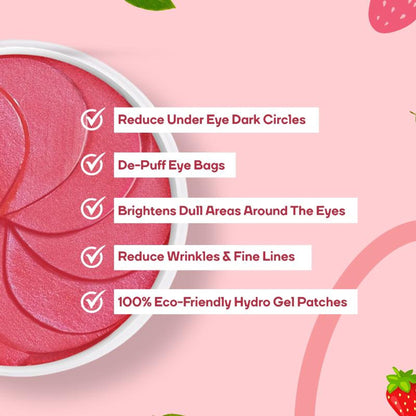 Mountainor Glutathione Hydrogel Under Eye Patch For Dark Circle & Puffiness, Korean Eye Care Patches