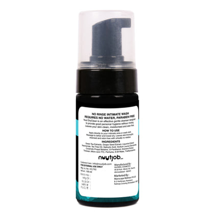 Nuutjob Nuutclean Dry Wash No Water Needed Anti-Itch, pH Balanced For Men