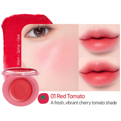 ETUDE Fruity Lip & Cheek Blur Balm - Red