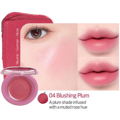 ETUDE Fruity Lip & Cheek Blur Balm - Plum