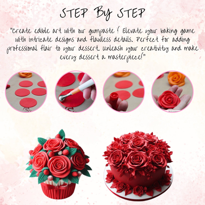 Confect Red | Edible Gum paste