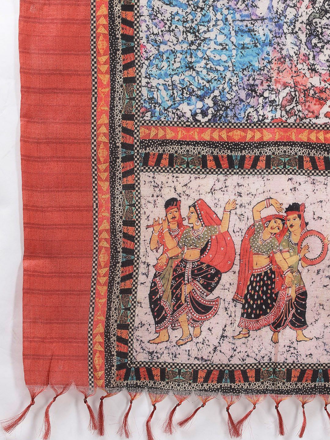 Indyancart IE A-Line Kurta with Trousers & Indie Printed Dupatta