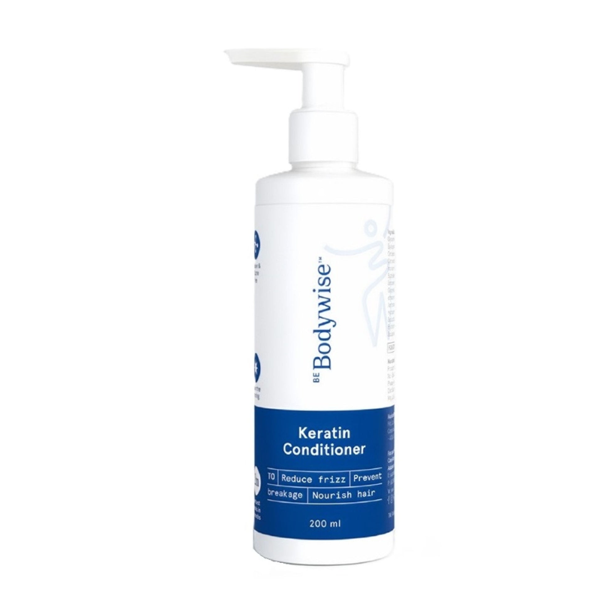 Be Bodywise Keratin Conditioner (Paraben and SLS Free) - Reduces Frizz and Locks in Moisture