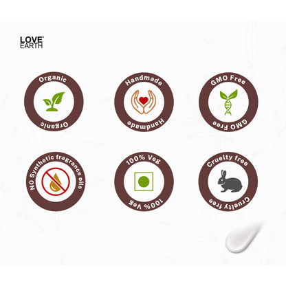 Love Earth Coconut Lip Balm for Dry & Chapped Lips with Vitamin E Shea Butter & Cocoa Butter