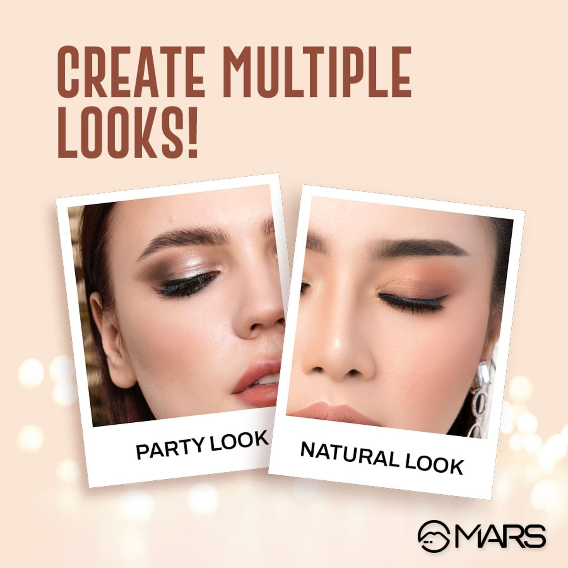 MARS Blooming Matte & Shimmer Eyeshadow Palette - 03 Imperial