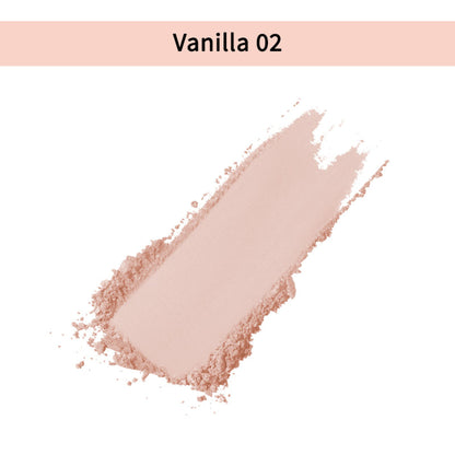 Nykaa Cosmetics All Day Matte 12HR Oil Control Face Compact Powder in Vanilla 02 with SPF 15, showing the compact open.