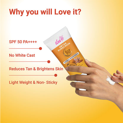IBA Ubtan Sunscreen SPF 50 PA++++
