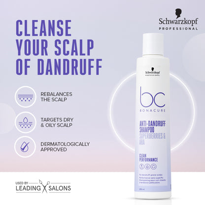 Schwarzkopf Professional Bonacure Anti-Dandruff Shampoo with Superberries & AHA