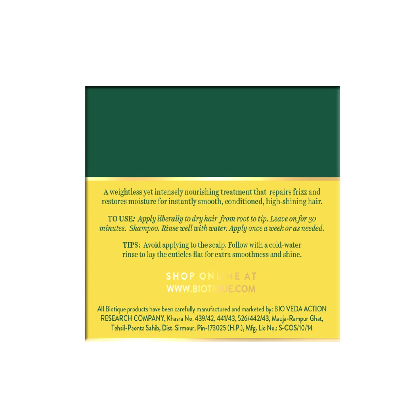 Biotique Advanced Organics Banana Deeply Nourishing Hair Mask