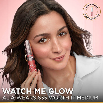 L'Oreal Paris Lumi Le Liquid Blush, Radiant & Glowy Finish - Glowy Worth It Medium