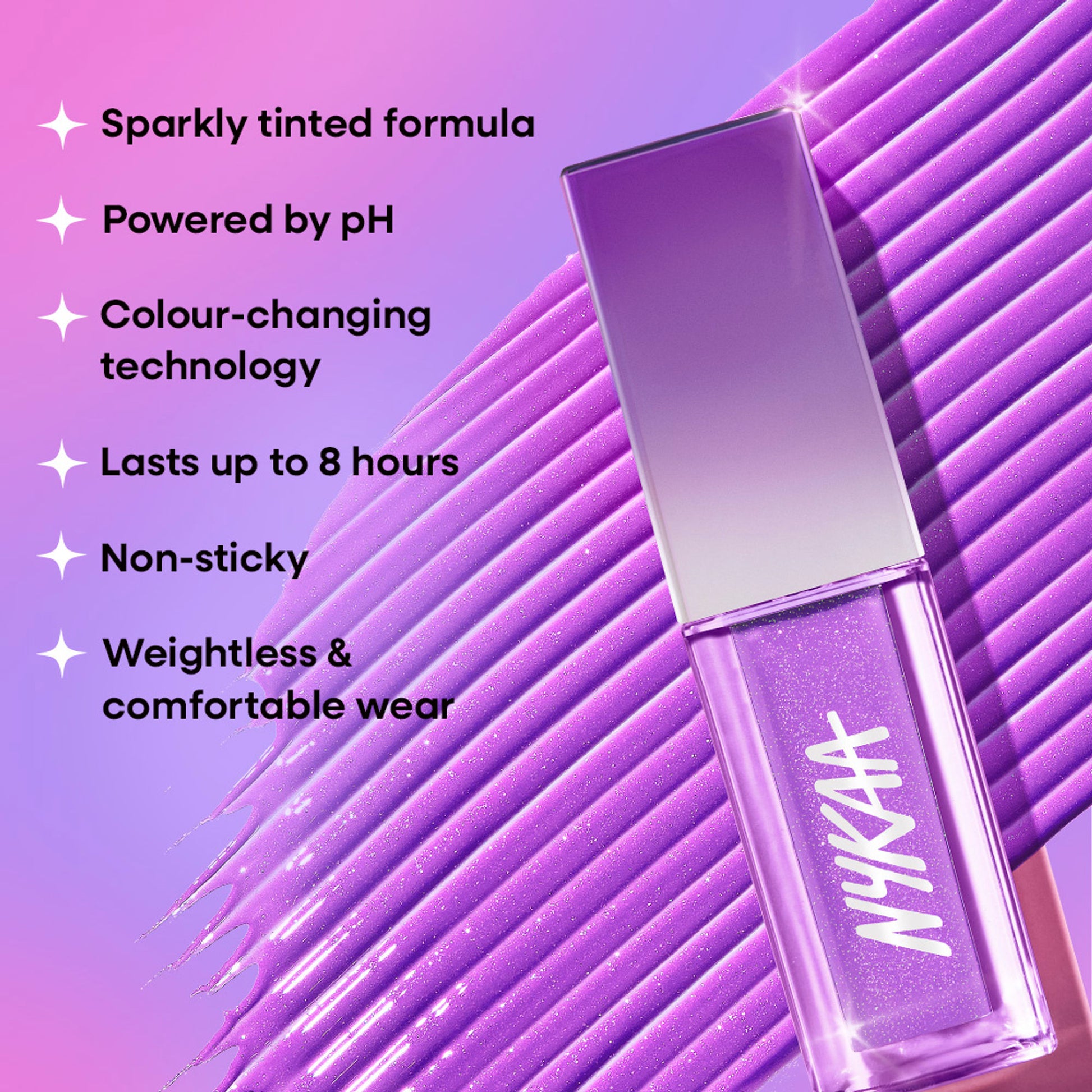 Nykaa Cosmetics pH Magic Drip Lip Oil - Grape Glow