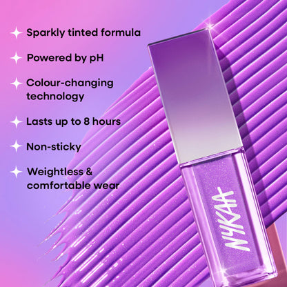 Nykaa Cosmetics pH Magic Drip Lip Oil - Grape Glow
