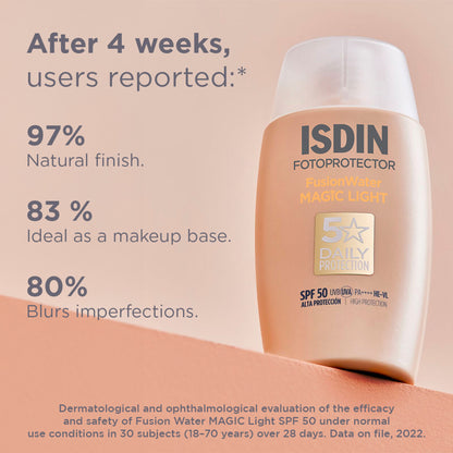 ISDIN Fotoprotector Fusion Water Magic Color SPF 50 PA++++ - Light