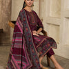Indyancart SN Women's Floral Printed Round Neck Silk Blend Straight Kurta With Trousers & Dupatta