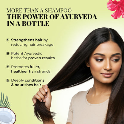 Just Herbs Castor & Black Onion Seed Shampoo