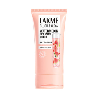 Lakme Blush & Glow Jelly Facewash With Watermelon Rice Water