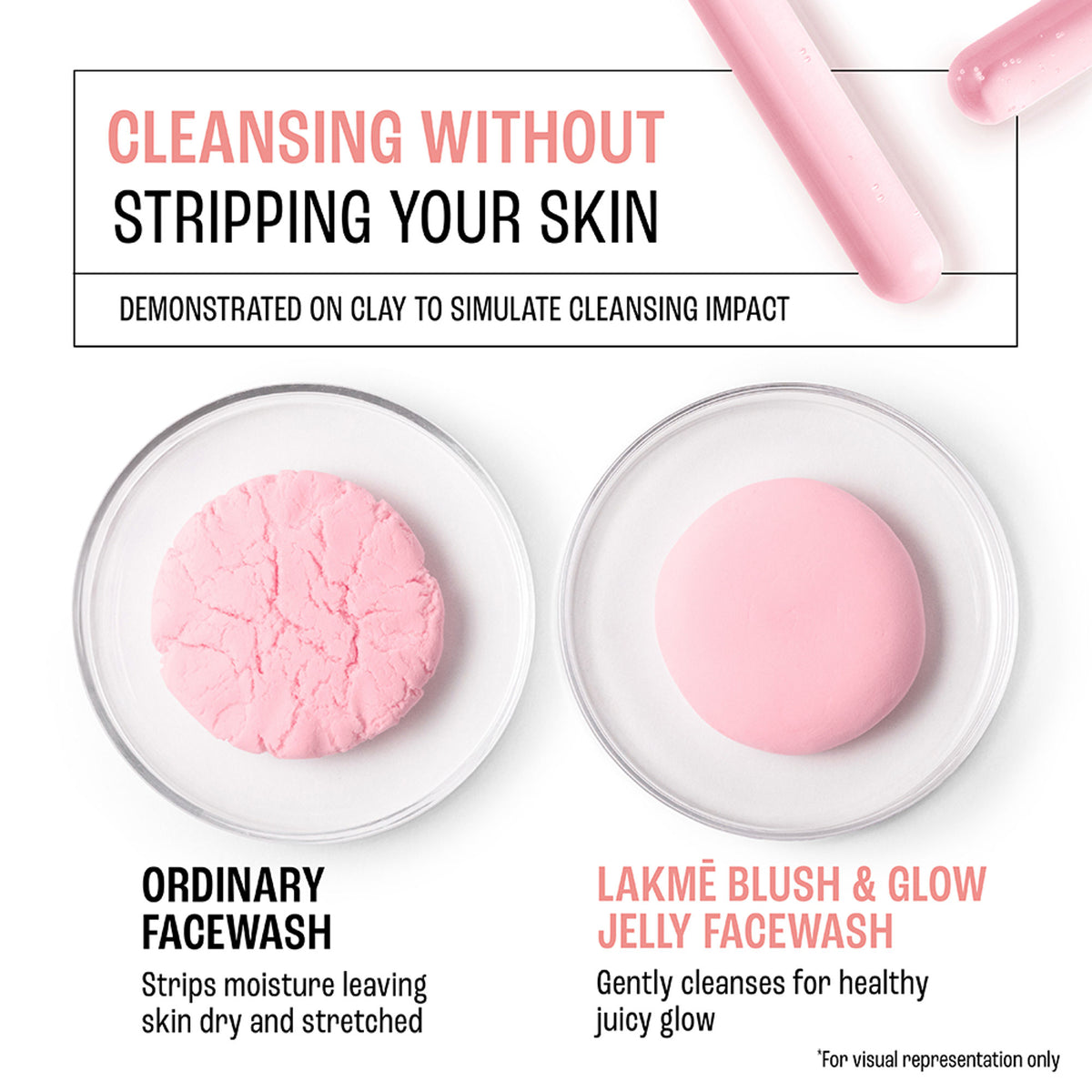 Lakme Blush & Glow Jelly Facewash With Watermelon Rice Water