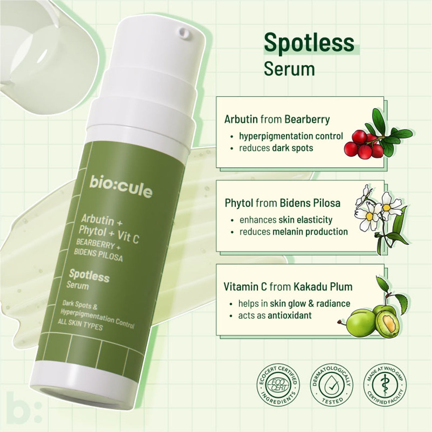 Biocule Spotless Vitamin C Face Serum For Hyperpigmentation
