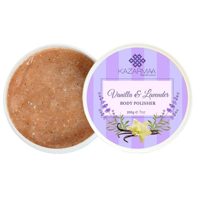 Kazarmaa Vanilla & Lavender Exfoliating Body Polisher With Shea Butter & Vitamin -e